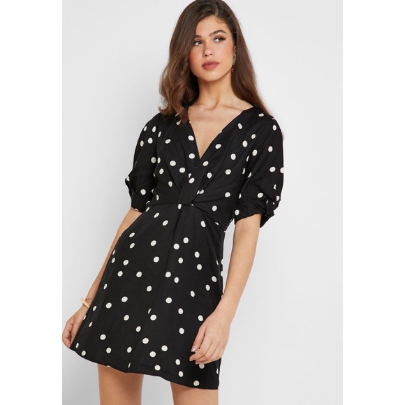 moon river polka dot dress